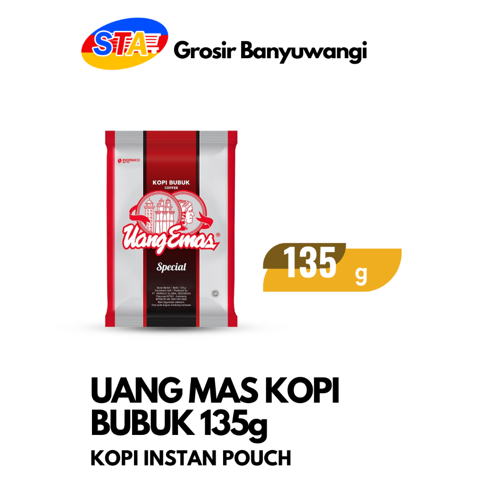 

[JATIM] UANG EMAS KOPI BUBUK 135G | KOPI POUCH