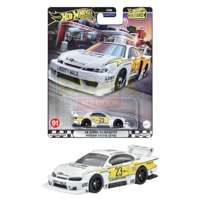 Hot Wheels Premium LBWK Nissan Silvia S15 Putih