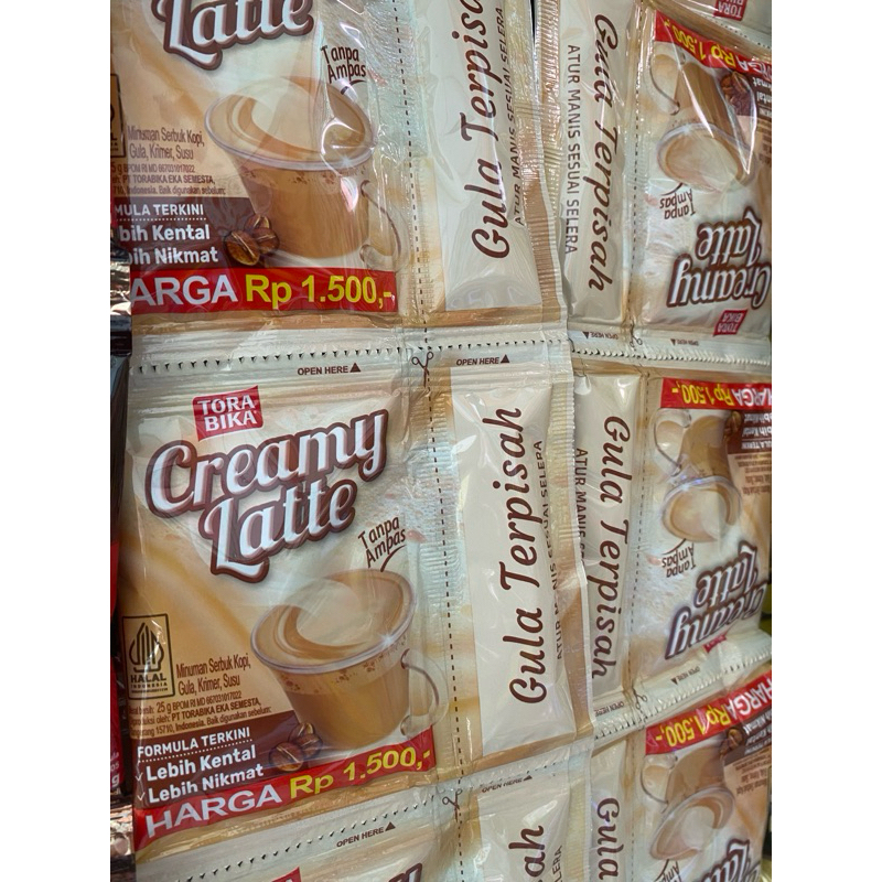 CREAMY LATTE/kopi creamy latte/SERENCENG