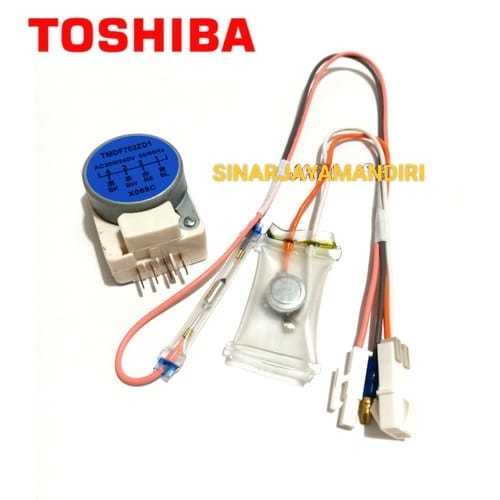 Timer + Defrost kulkas Toshiba 2 pintu 1set