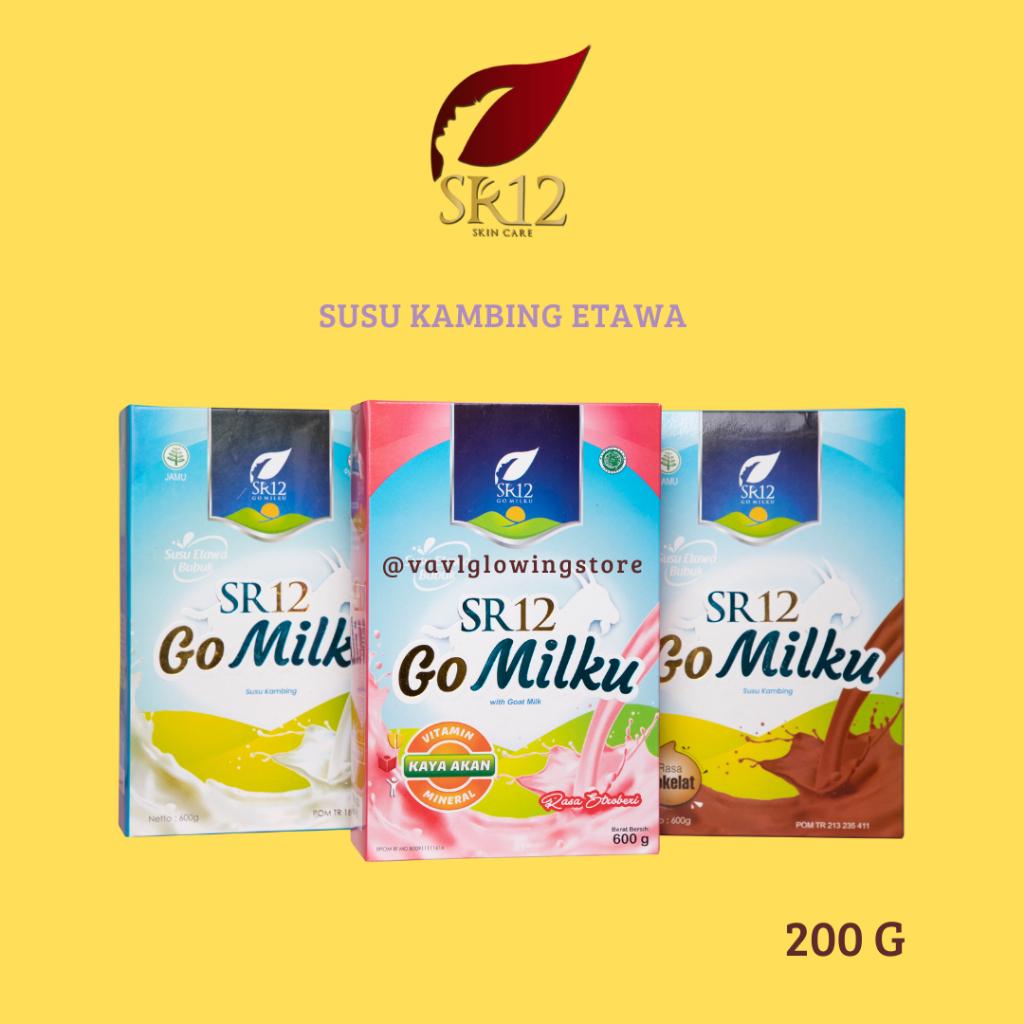

SR12 GoMilku 200 gr Susu Bubuk Kambing Etawa