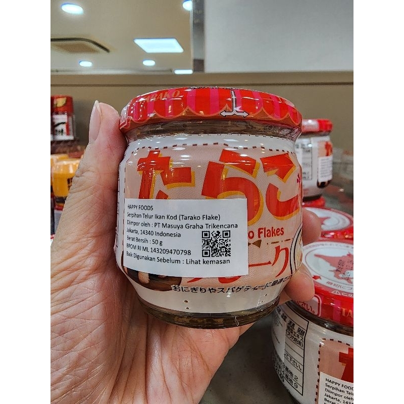 

Happy foods Tarako Flake 50gr | Telur Ikan Kod Jepang