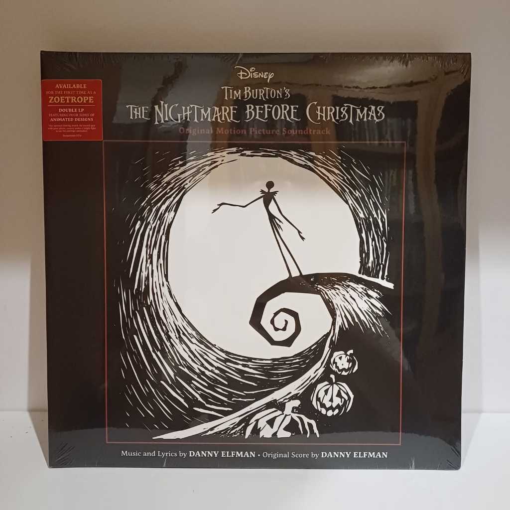 Vinyl LP Tim Burton's The Nightmare Before Christmas OST Zoetrope