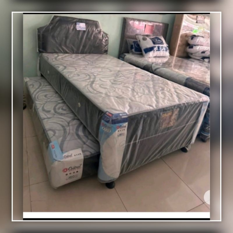 Set spring bed sorong central deluk uk 120-200cm