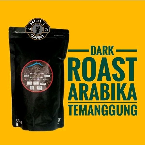 

Kopi Arabika Temanggung Fullwash 1Kg Dark Roast Kopi Biji/Kopi Giling/Kopi Bubuk