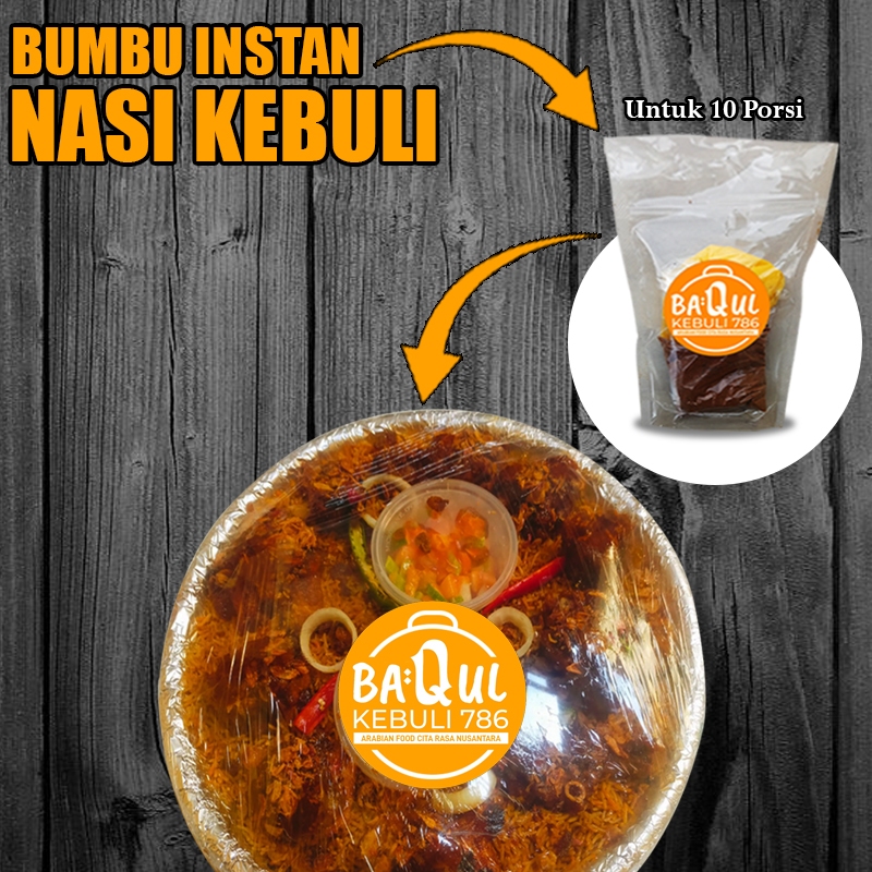 

Kebuli Baqul Bumbu Instan Nasi Kebuli Untuk 10 Porsi 50gr