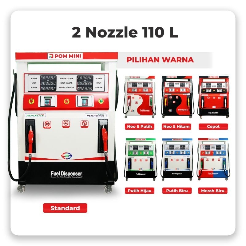 Best Seller Pertamini / Pom Mini 2 nozzle 110 Liter