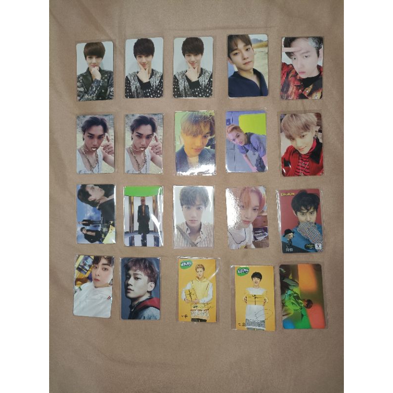 Photocard PC EXO Kai Suho Sehun Baekhyu Chen Xiumin DFTF MAMA Countdown For Life T Money Khino April