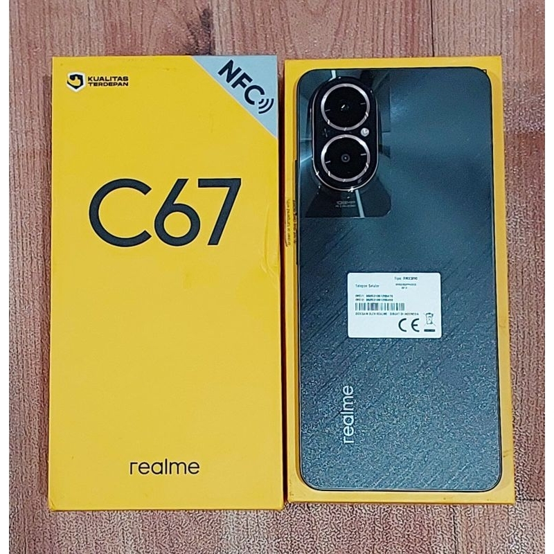 REALME C67 8/128GB SECOND MULUS FULLSET ACC LENGKAP