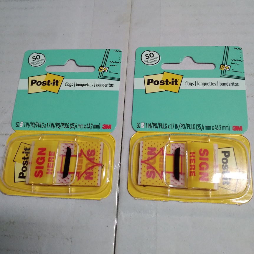 

Promo Menarik 3M post it flags 689 sign here