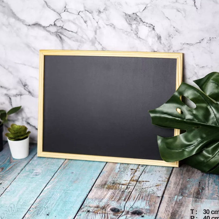 

Diskon Terbatas Papan Tulis Black Board Kekinian CAFE Anak Sekolah Belajar Large 3x4cm