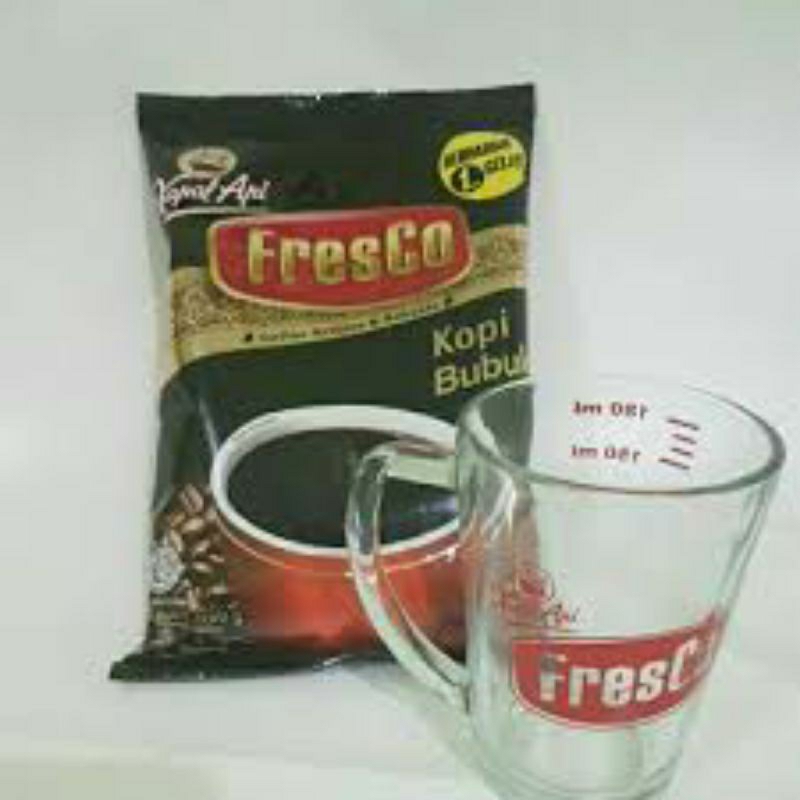 

fresco 158gram plus gelas