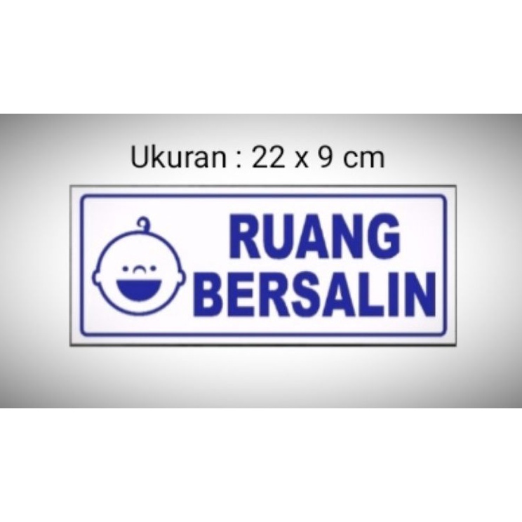 

First Hand Sign Ruang Bersalin Sign label Acrylic Sign Board Akrilik