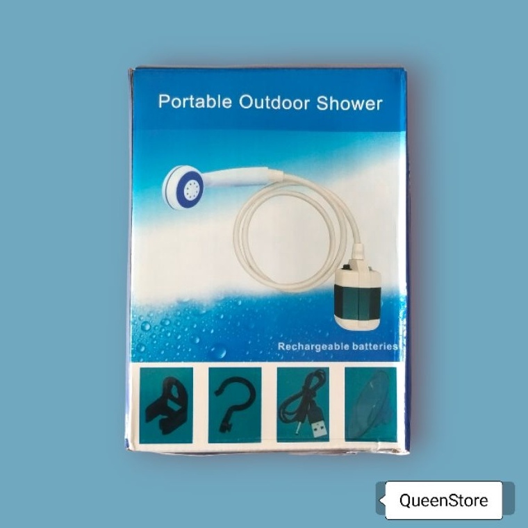 IWq SHOWER CHARGER  PORTABLE OUTDOOR SHOWER AMAN  WATER PROOF