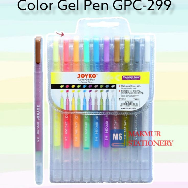 

Sekarang Hadir Color Gel Pen Pastel Joyko 1 Warna GPC 299