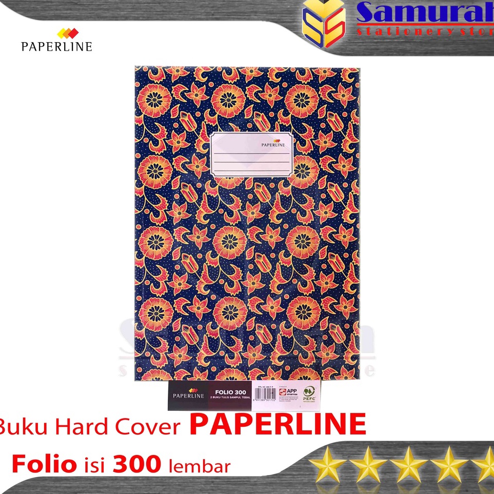 

Paket Meriah Buku Hard Cover Paperline Folio isi 3 lembar Buku Akutansi PPL F4 Catatan laporan Tebal