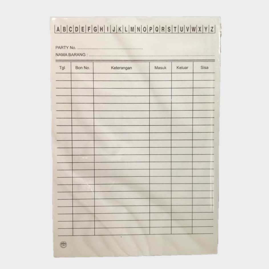 

Murah Terbatas Kartu Stok Barang