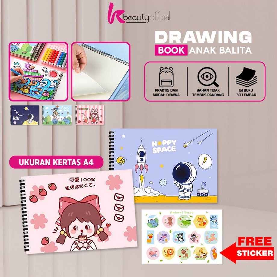 

Kejutan Minggu Ini KBA62 Buku Gambar A4 3 Lembar Drawing Book Buku Mewarnai Anak Balita Painting Book Buku Menggambar Buku Sketsa Gambar Lukis