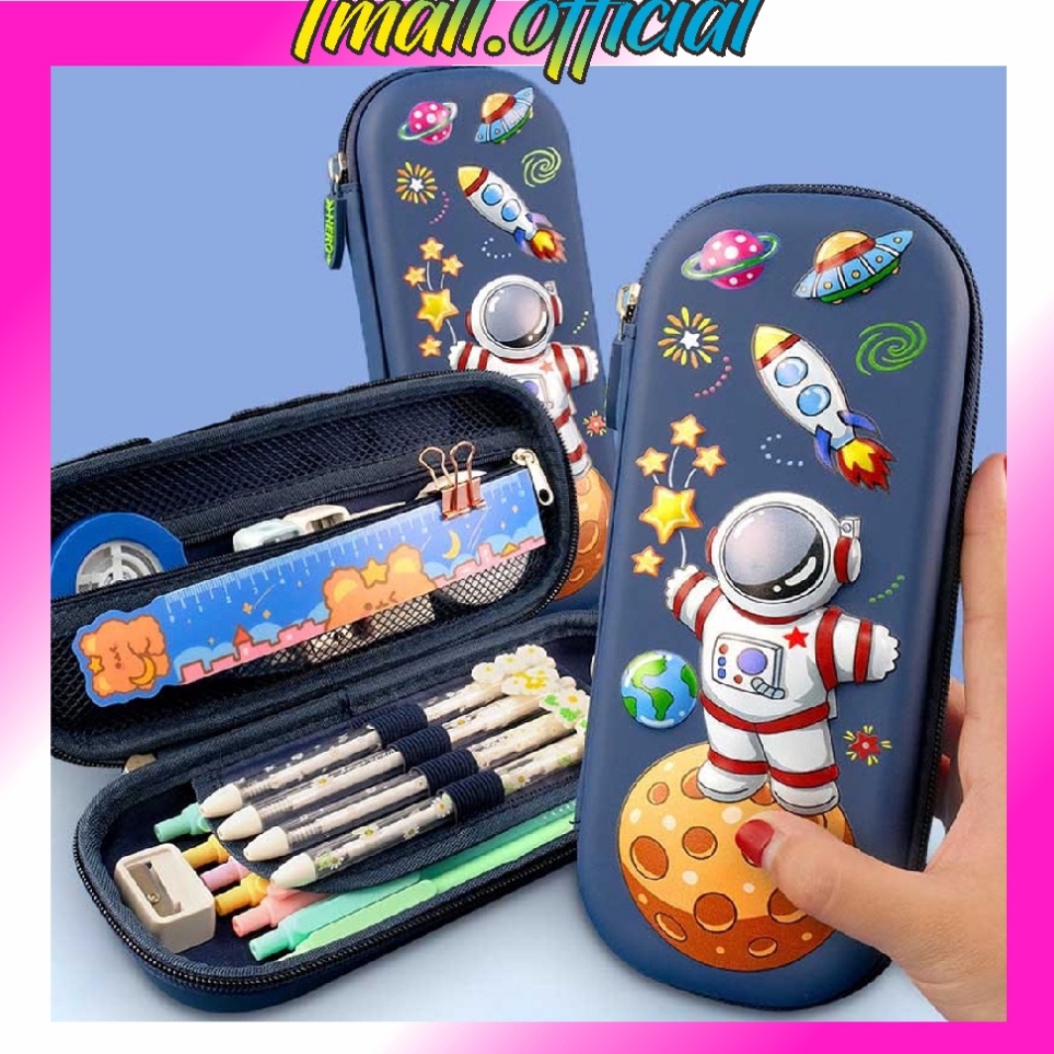 

Baru Terjamin TMALL Tempat pensil Kotak pensil 3D Timbul Hardcase Hardtop Waterproof Astronot Rocket Unicorn Kelinci S8