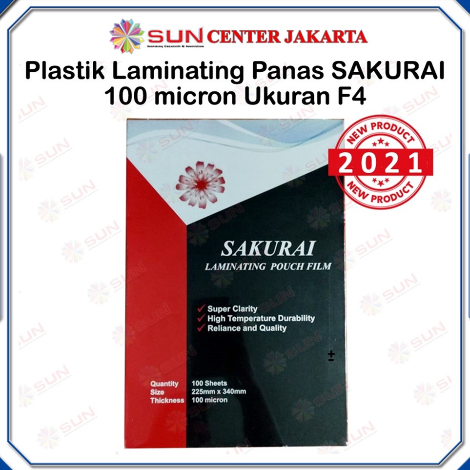 

Best Promotion Plastik Laminating Sakurai F4 GKTech F4A4 Laminasi Panas Hot Laminating 1 mikron