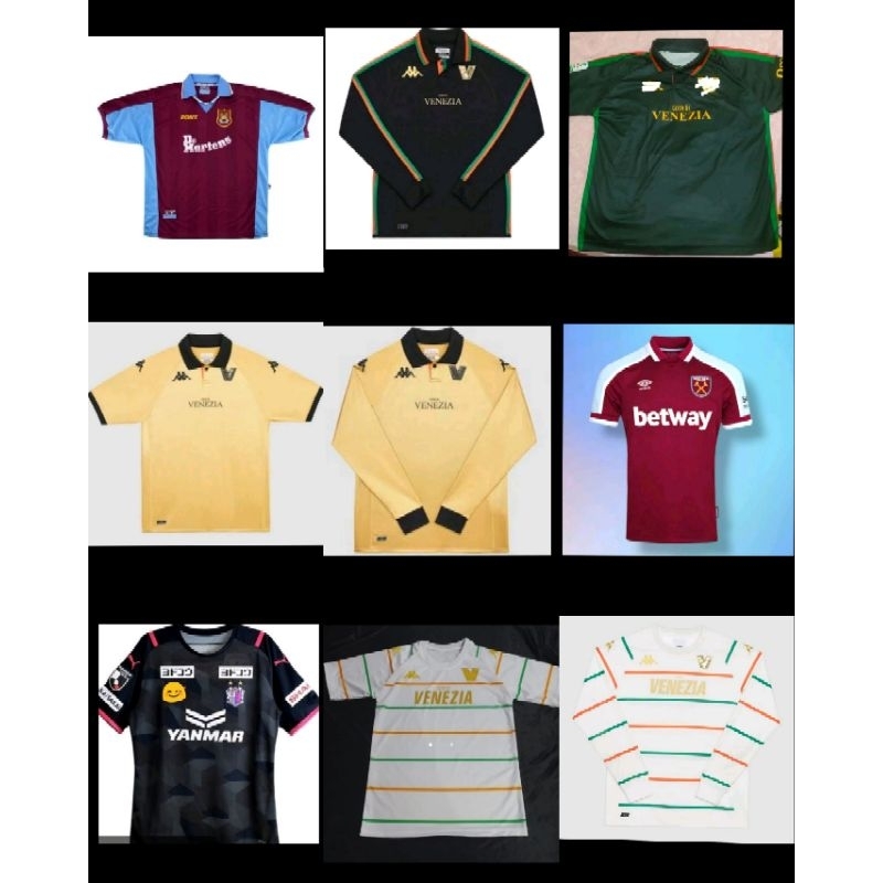 Jersey Leipzig 2021 Third/Jersey Venezia Home 2022/Jersey Venezia 2022 Away/Jersey Westham 2021 Home