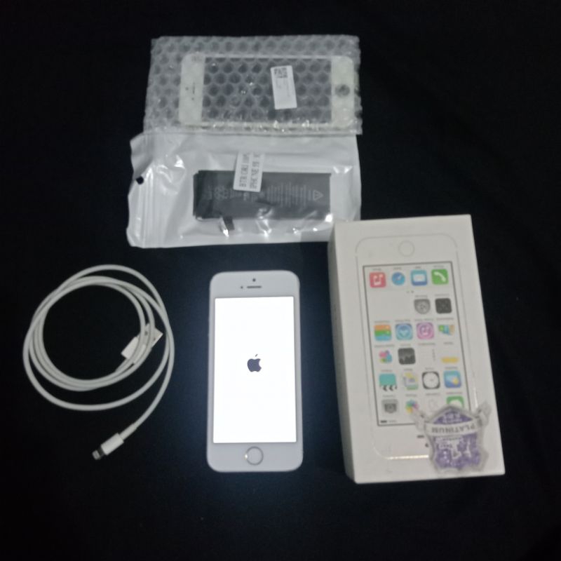 Hp Handphone Apple Iphone 5s 32GB Gold Bekas Second Murah Berkualitas 