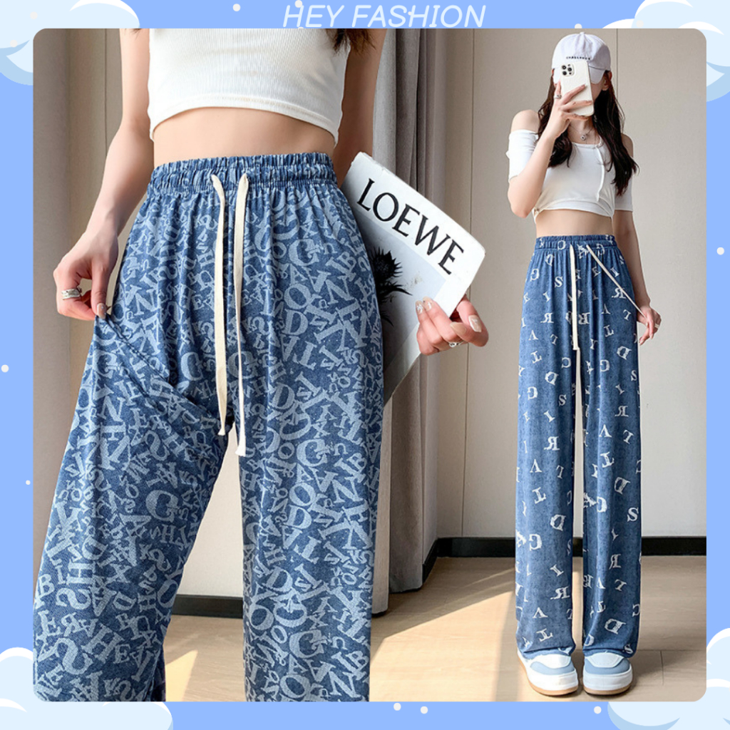 HF~CPG1570 CELANA PANJANG WANITA KEKINIAN CELANA KULOT JEANS DENIM WANITA KOREAN STYLE