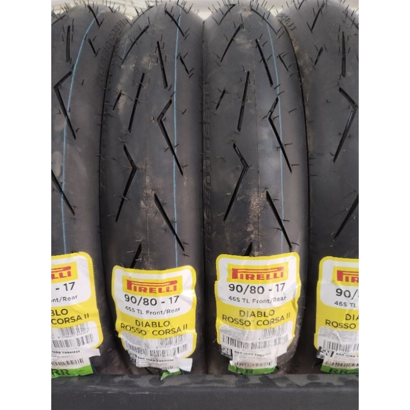 BAN PIRELLI DIABLO ROSSO CORSA 2 90/80-14 , 90/80-17 , 100/80-17, 110/80-17