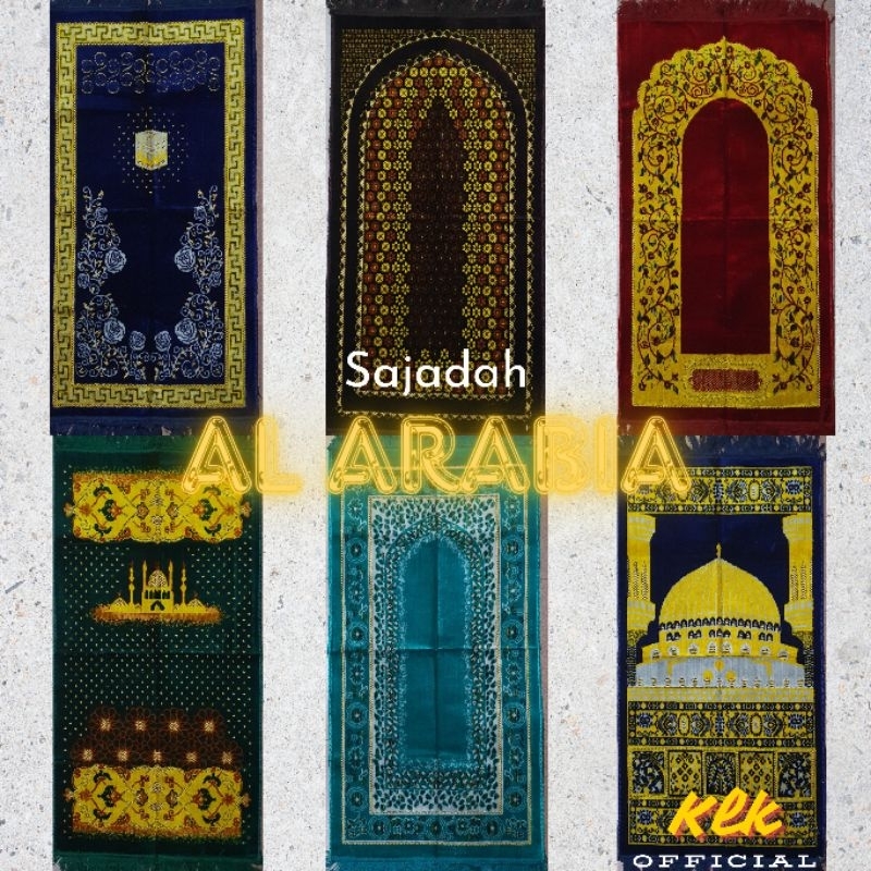 Sajadah Turki Al ARABIA MIDI Premium Tebal ukuran 53×105 cm