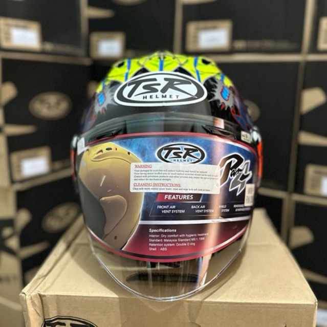 HELM TSR RAM 4 RUSSEL BLACK