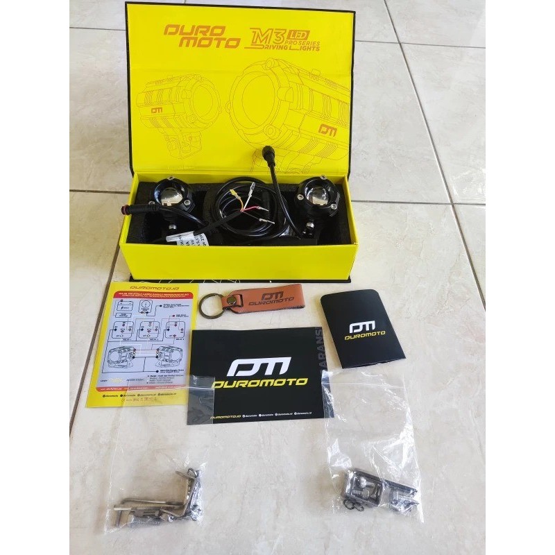 M3 50 WATT DUROMOTO M3 LAMPU LED FOGLAMP LAMPU TEMBAK MOTOR MOBIL PREMIUM - M3