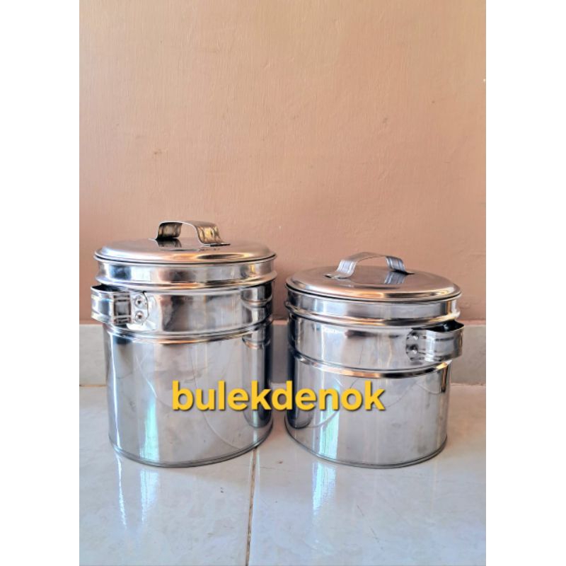 Dandang bakso stainless 20/22/24 cm