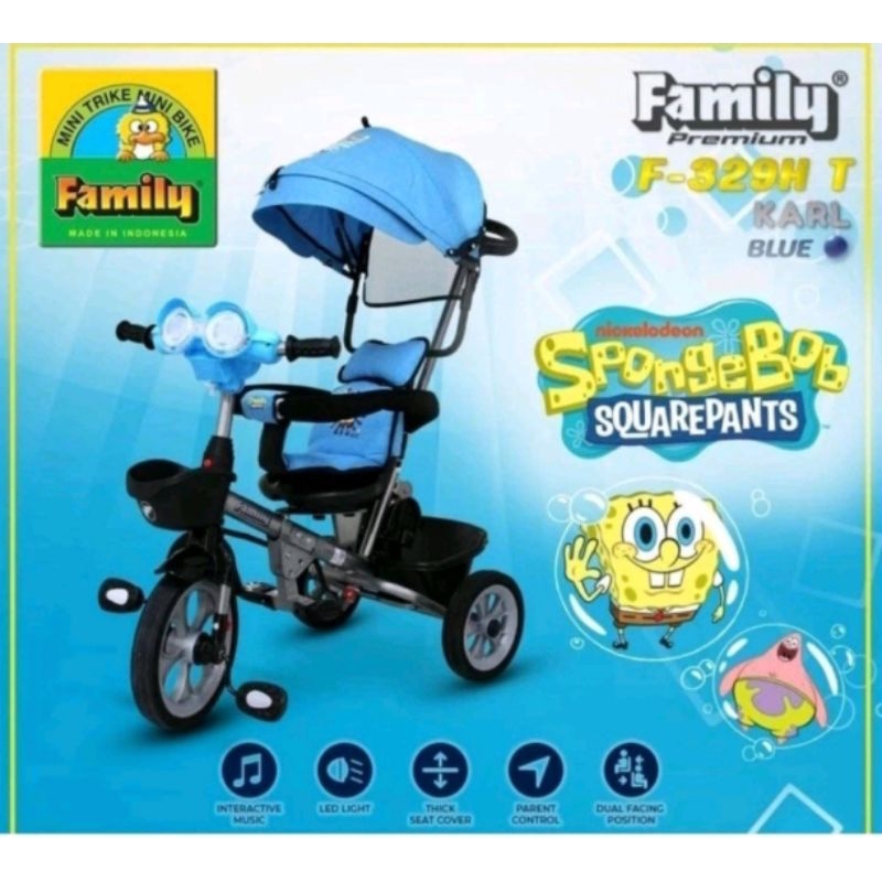 SEPEDA ANAK RODA TIGA FAMILY F 329 HT / F 328 HT