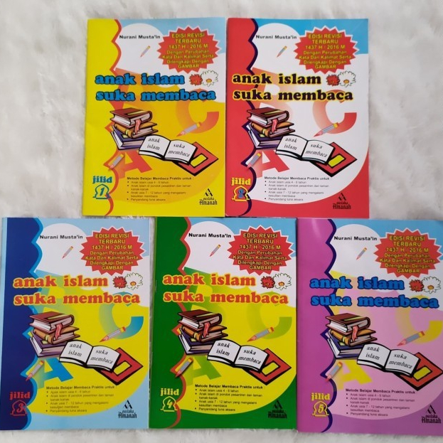 

BUKU JILID ANAK ISLAM SUKA MEMBACA JILID 1-5/BUKU JILID BELAJAR MEMBACA