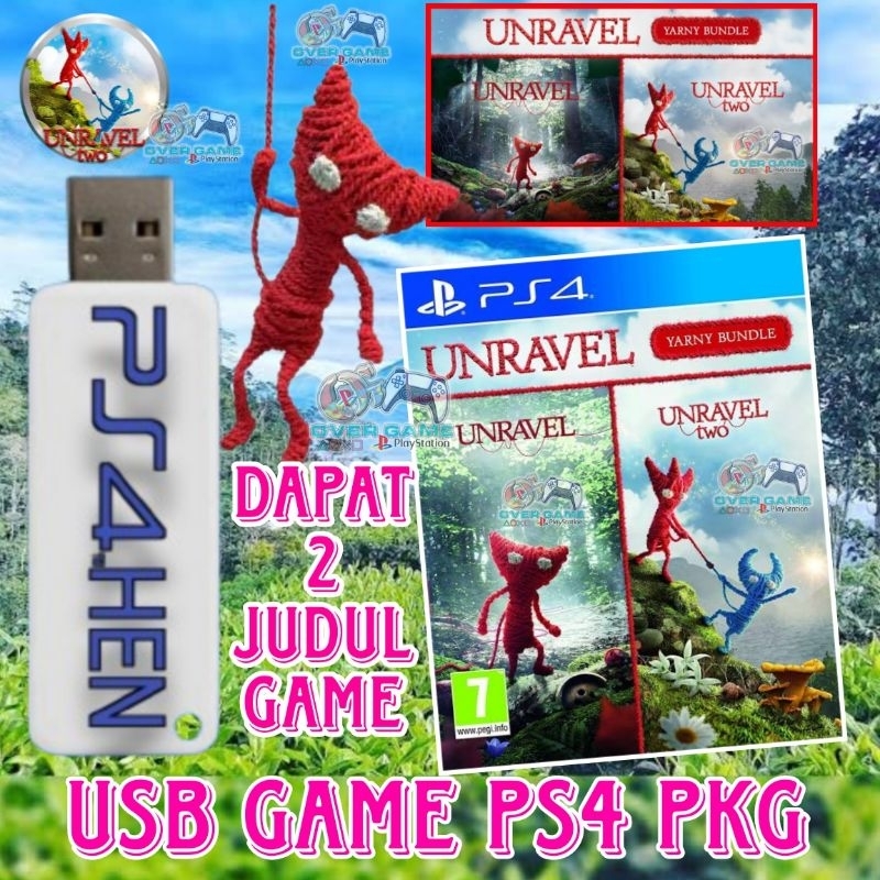 Game PS4 HEN UNRAVEL & UNRAVEL TWO PKG via Flashdisk