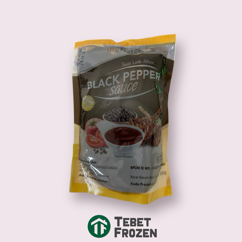 

MYTASTE BLACKPEPPER SAUCE 500GR - TEBET FROZEN
