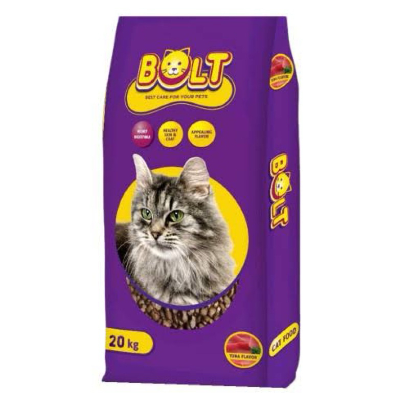 Pakan Kucing Bolt / Makanan Kucing Bolt 20kg / Makanan Kucing Murah
