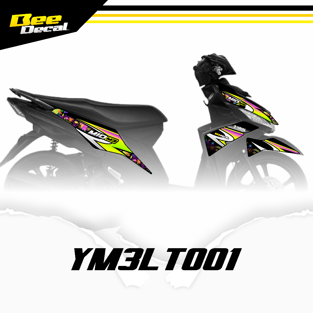 Stiker Motor Mio M3 YM3L T001 LITE - BEEDECAL