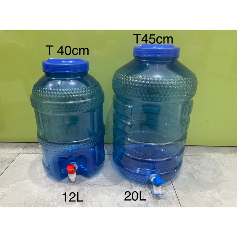 Galon air plus kran / Tempat air kran 12L / 20L