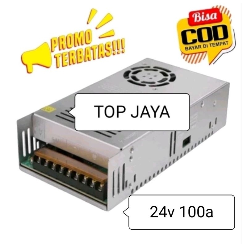 SUPPLY POWER SUPPLY SWITCHING 24V 100A TRAFO POWER SUPLY FAN/KIPAS