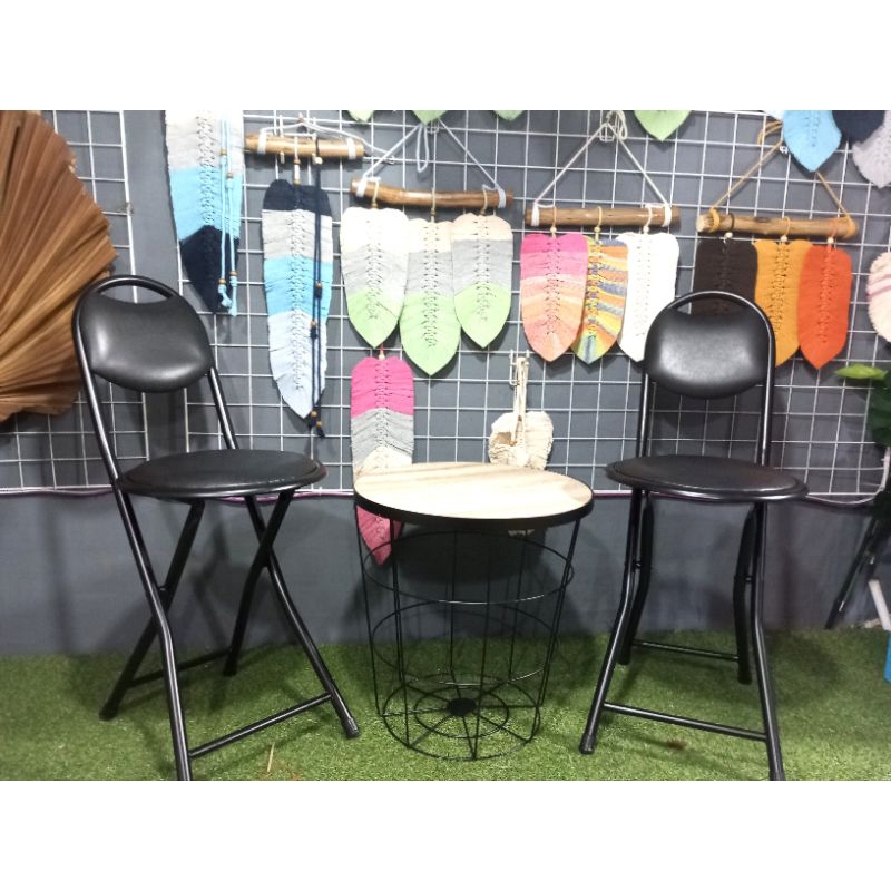 SET KURSI TERAS LIPAT + MEJA AESTHETIC