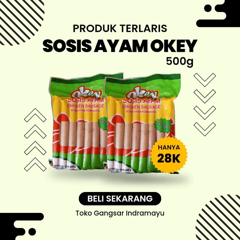 

Okey Sosis Ayam 500g