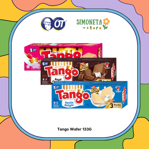 

Wafer Tango Royal Coklat Vanila Delight r Sassy Strawberry - 133GR - Harga 1Pcs