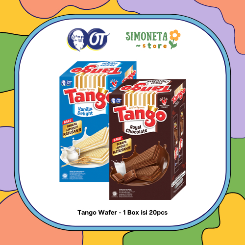 

Tango Wafer Royal Coklat - Vanila Delight isi 20 pcs - (HARGA 1 BOX)