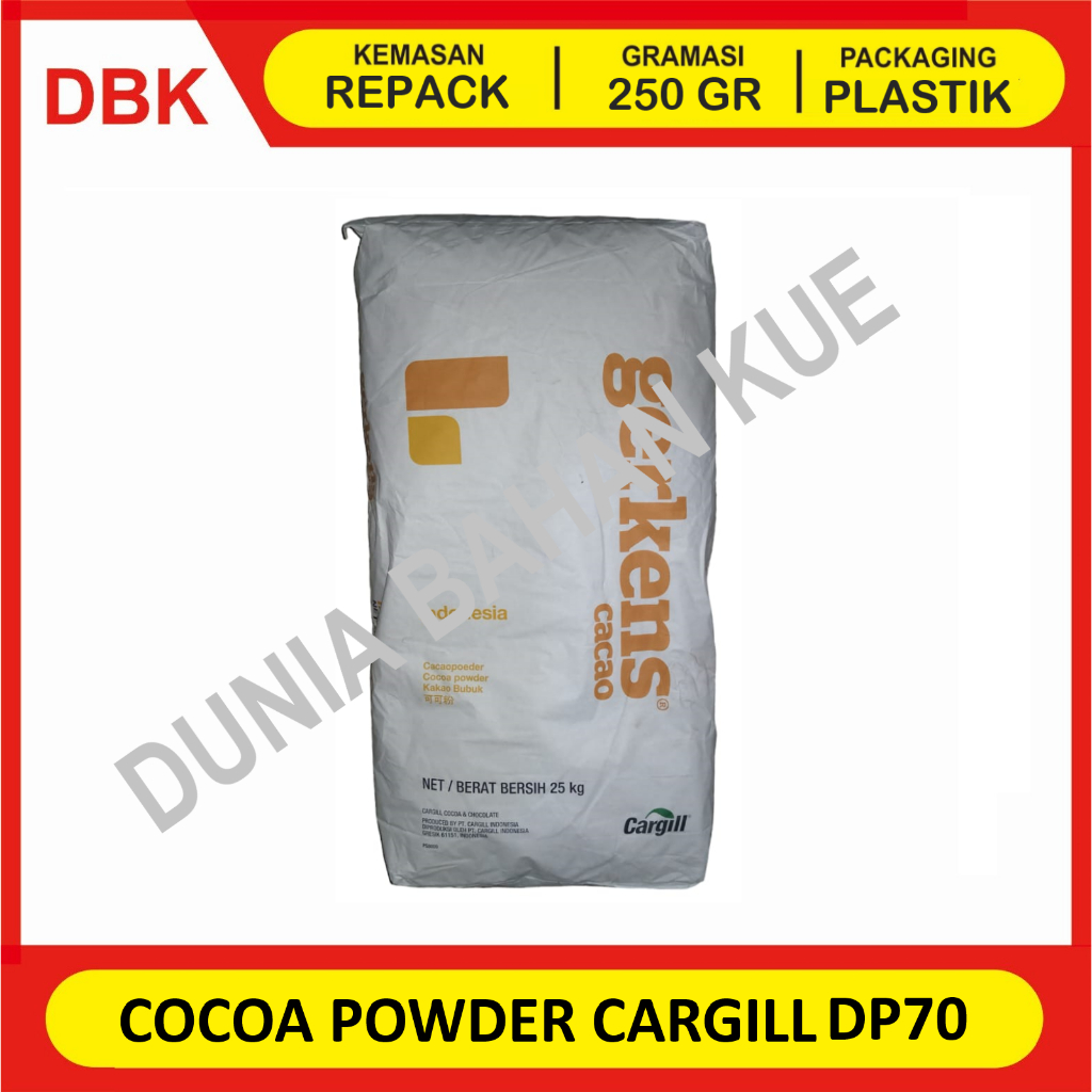 

COCOA POWDER DP70 GERKENS NETHERLAND - REPACK 250 GR
