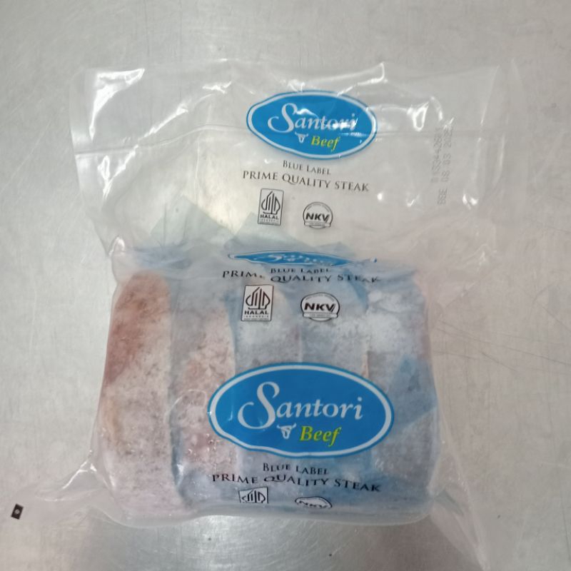 

Wagyu blue label tenderloin santori berat 1 kg isi 5pcs