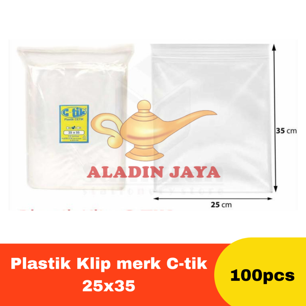Plastik Klip merk C-tik 25x35