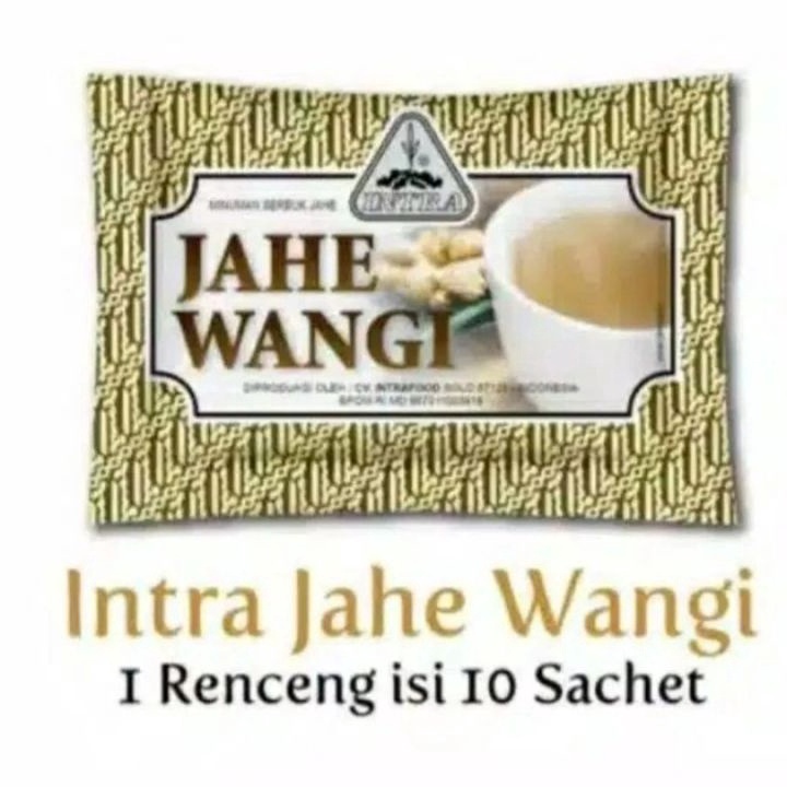 

TERMURAH JAHE WANGI RENCENG Isi 1 sachet INTRA JAHE WANGI