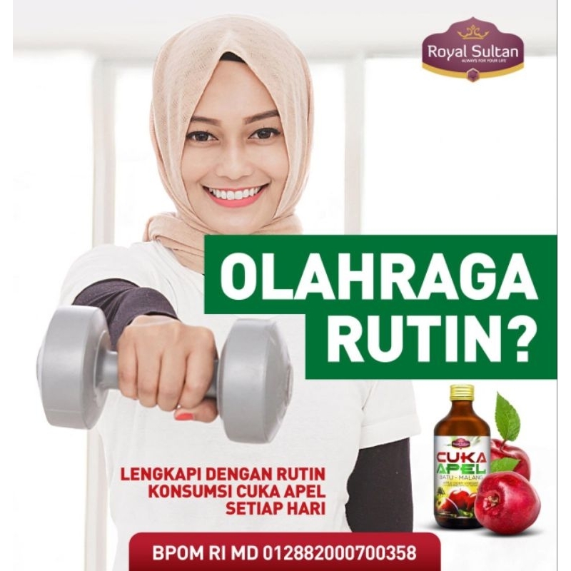 

cuka apel royal sultan 320 ml untuk menjaga kesehatan tubuh banyak manfaat cuka apel royal sultan