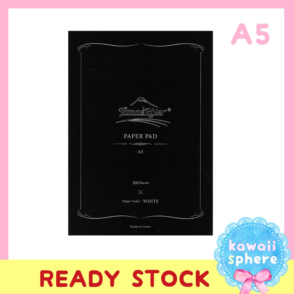 

Sakae Tomoe River Paper Pad A5 | 52 gr White / Cream | Fountain Pen / Calligraphy Paper